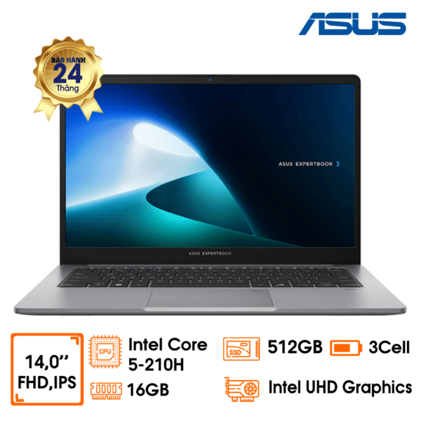 Laptop Asus P1403CVA Core 5 210H 16GB 512GB 14 inch